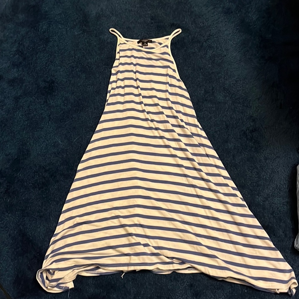 Blue and White striped sundress